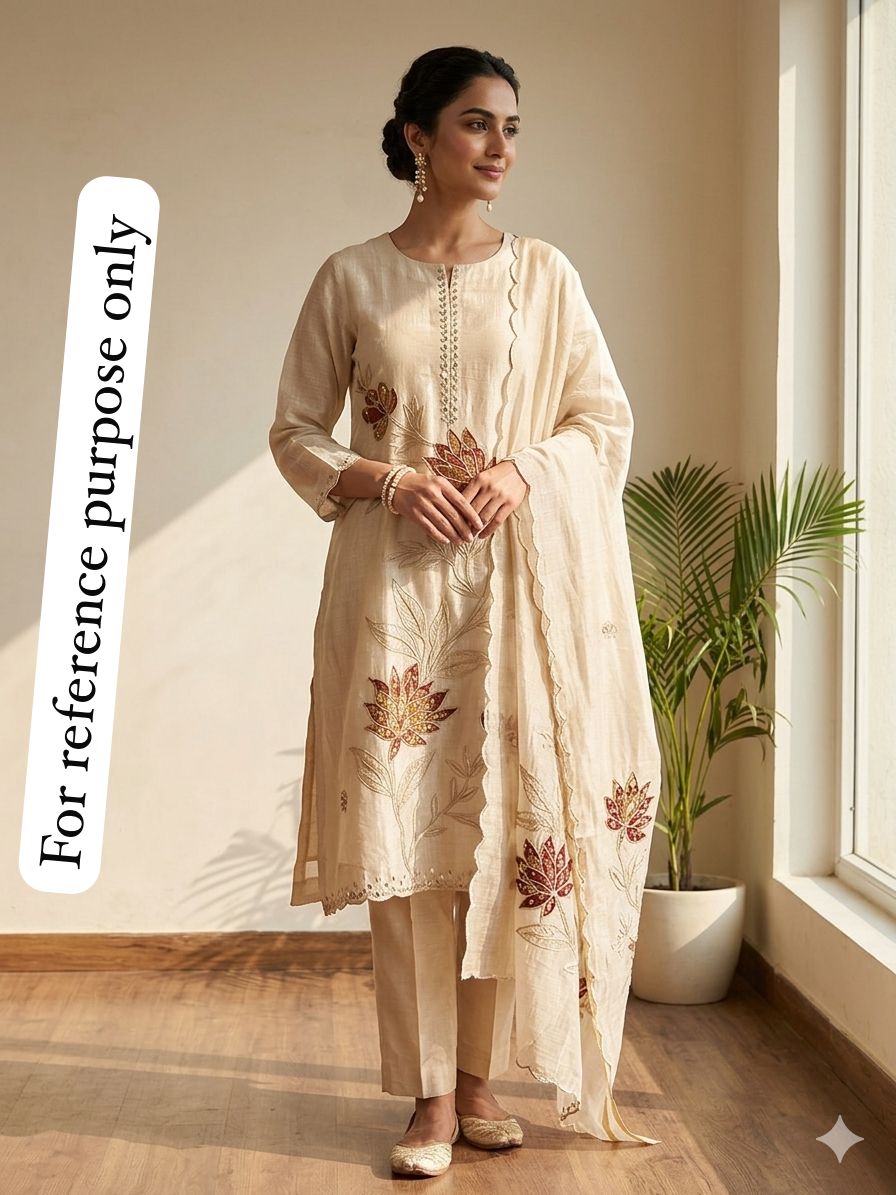 Mul chanderi unstitched ladies suit Rc18924 (c)