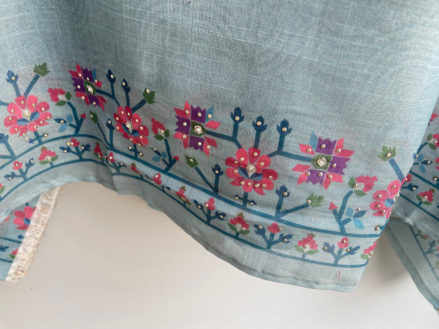 Linen unstitched ladies suit Rc18436