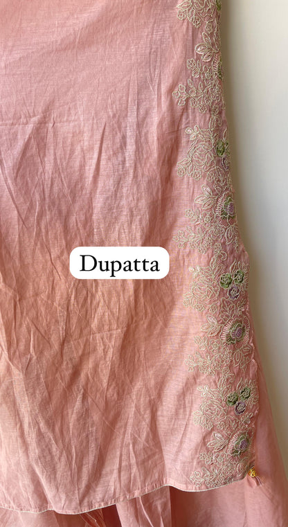 Mul chanderi unstitched ladies suit Rc18762