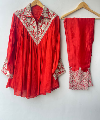 Chinnon fabric ladies stitched coord set Rc19125