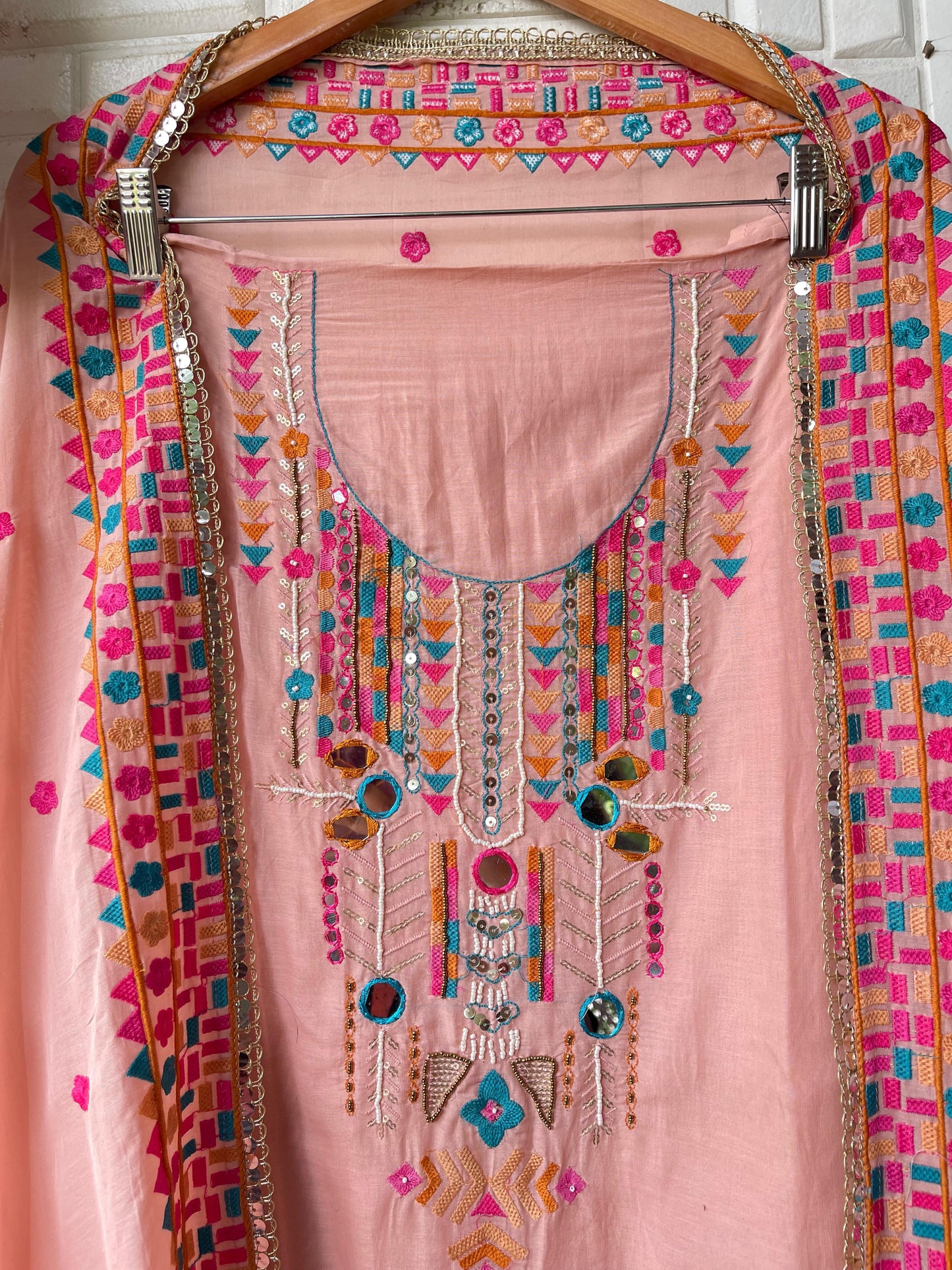 Mul chanderi unstitched ladies suit Rc17140 (b)