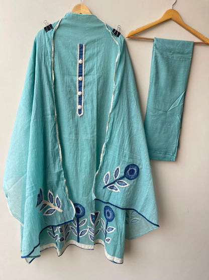 Mul cotton fabric unstitched ladies suit Rc18992 (c)