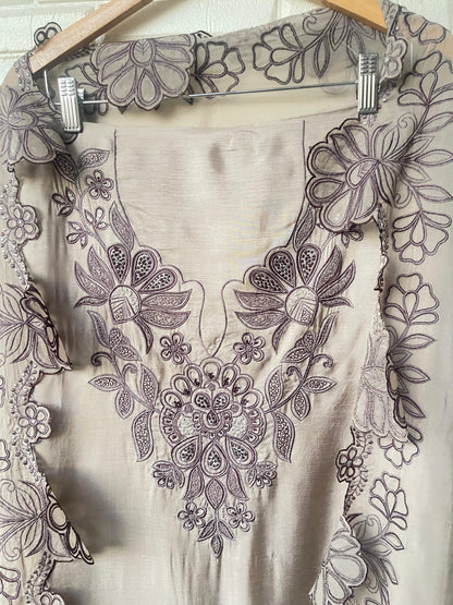 Silk unstitched ladies suit Rc17817