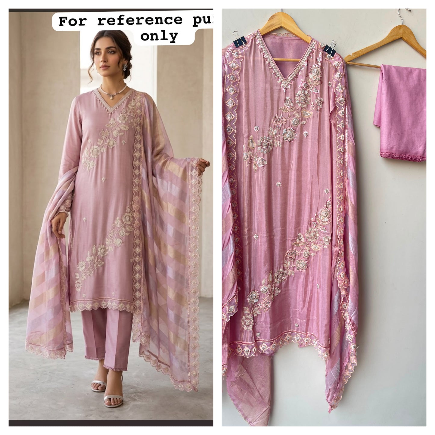 Shimmer silk unstitched ladies suit Rc19203 (b)