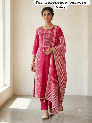 Gajji silk printed unstitched ladies suit Rc19311 (b)