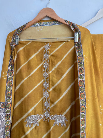 Pure silk printed unstitched ladies suit Rc18543 (b)