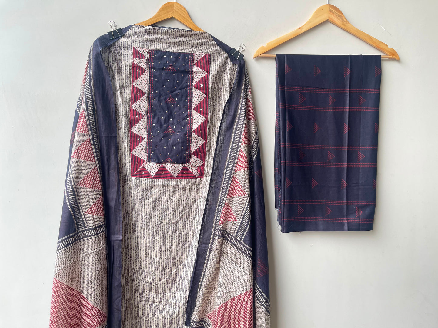 Cotton printed unstitched ladies suit Rc19194