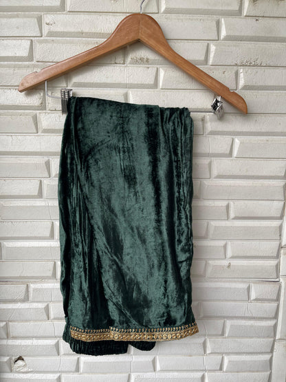 Pure velvet pheron readymade ladies coord set Rc18227