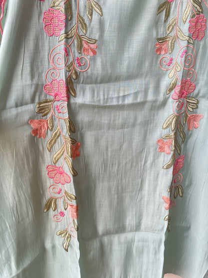 Mul chanderi unstitched ladies suit Rc19309 (c)
