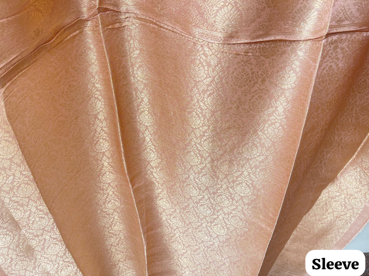 Exquisite Banarasi Shimmer Giraffe Silk Unstitched 3 Pcs Designer Suit Set
