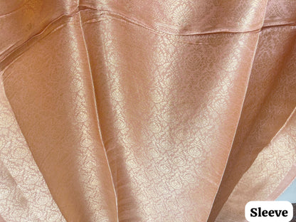 Exquisite Banarasi Shimmer Giraffe Silk Unstitched 3 Pcs Designer Suit Set
