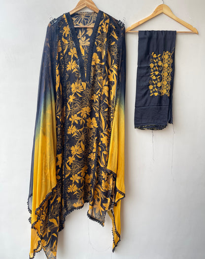 Organza Tuile printed ladies unstitched suit Rc19173