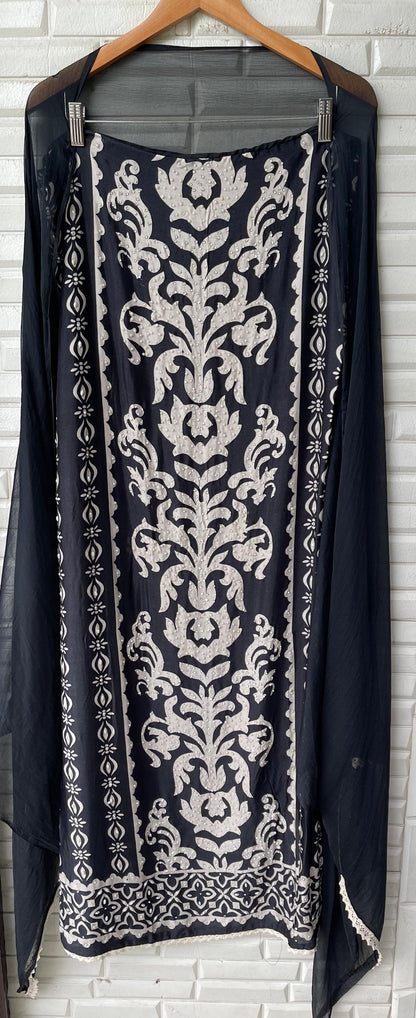 Muslin unstitched ladies suit Rc17477