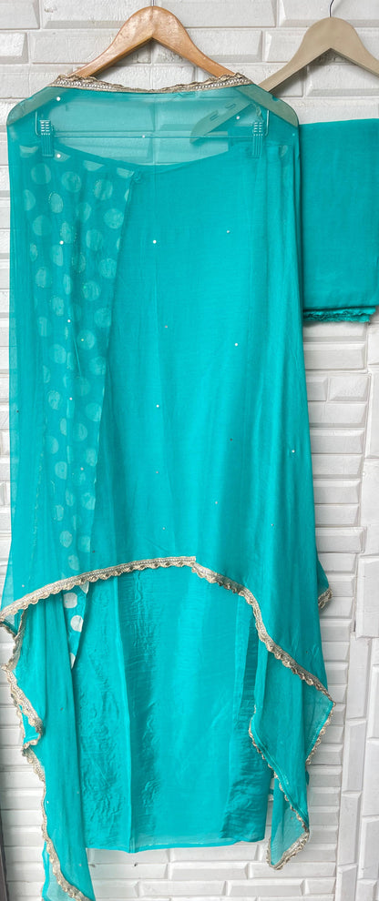 Organza unstitched ladies suit Rc17542 (b)