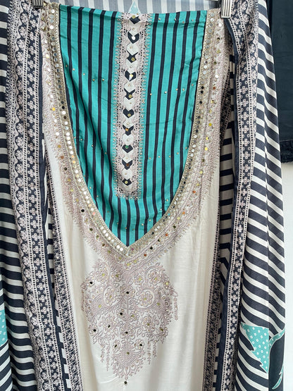 Muslin printed unstitched ladies suit Rc18374 (b)