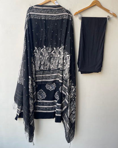 Elegant Cotton Printed Unstitched Suit Set
