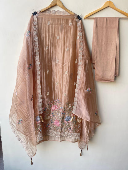 Crushed shimmer tissue ladies unstitched suit Rc19334 (b)