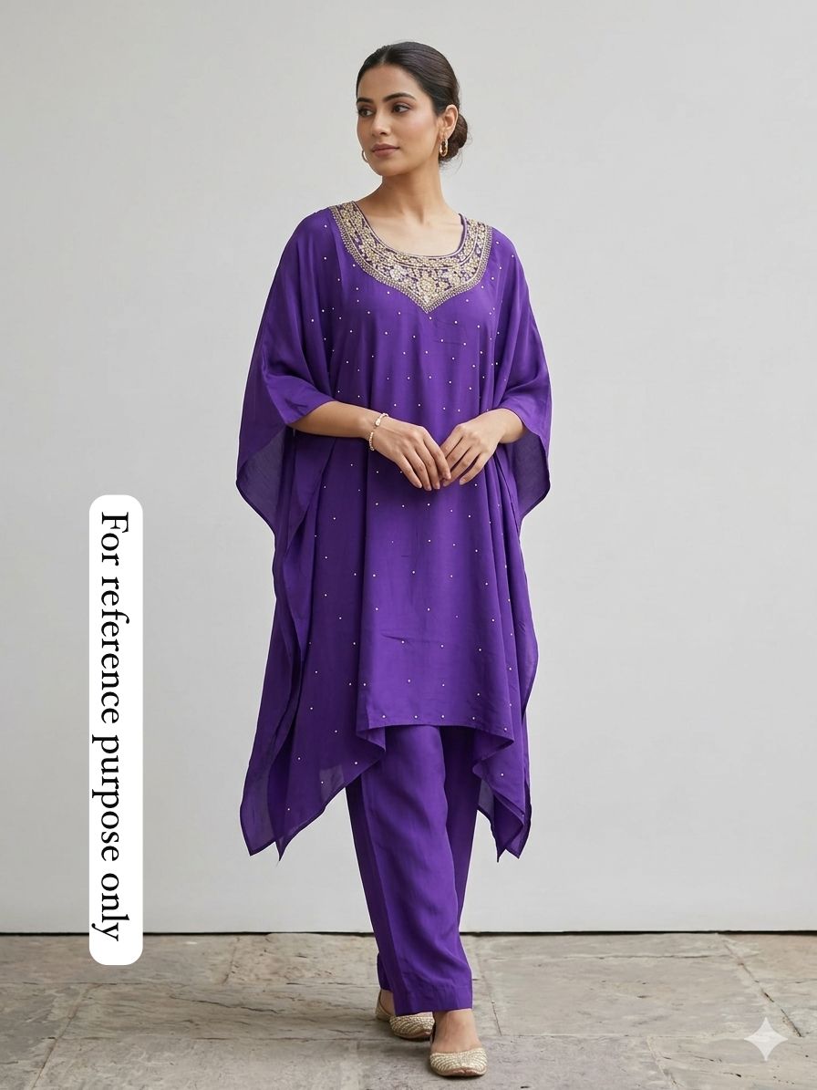 Readymade Ladies Kaaftaan Shirt Pants Set RC-18594 – view 4