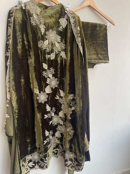 Micra velvet unstitched ladies suit Rc18888 (c)