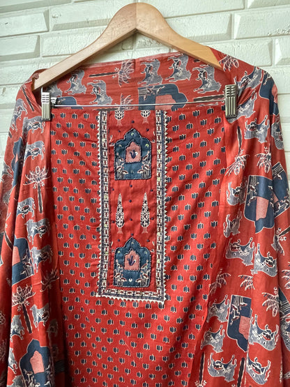 Cotton unstitched ladies suit Rc17384 (a)