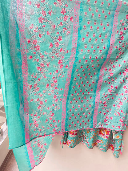 Cotton printed unstitched ladies suit Rc19129 (a)