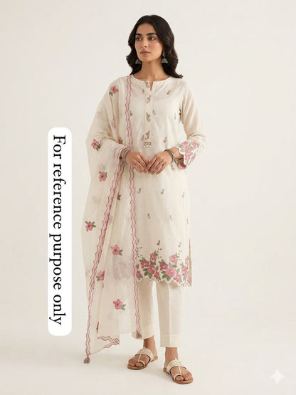 Mul Chanderi Unstitched Ladies Suit RC-18884 – view 2