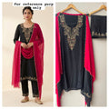 Pure glass organza ladies unstitched suit Rc19188