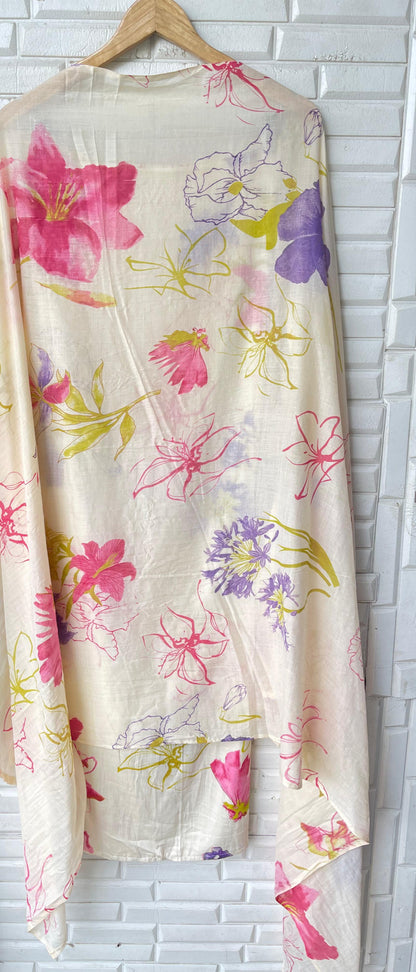 Mul cotton unstitched ladies suit Rc17351