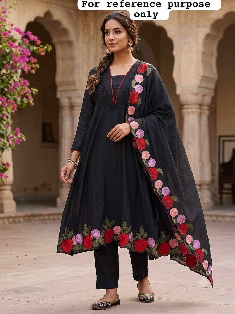 Mul chanderi unstitched ladies suit Rc19171 (c)
