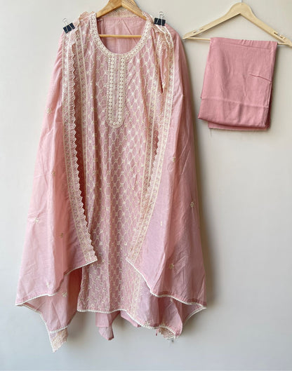 Mul chanderi unstitched ladies suit Rc18834