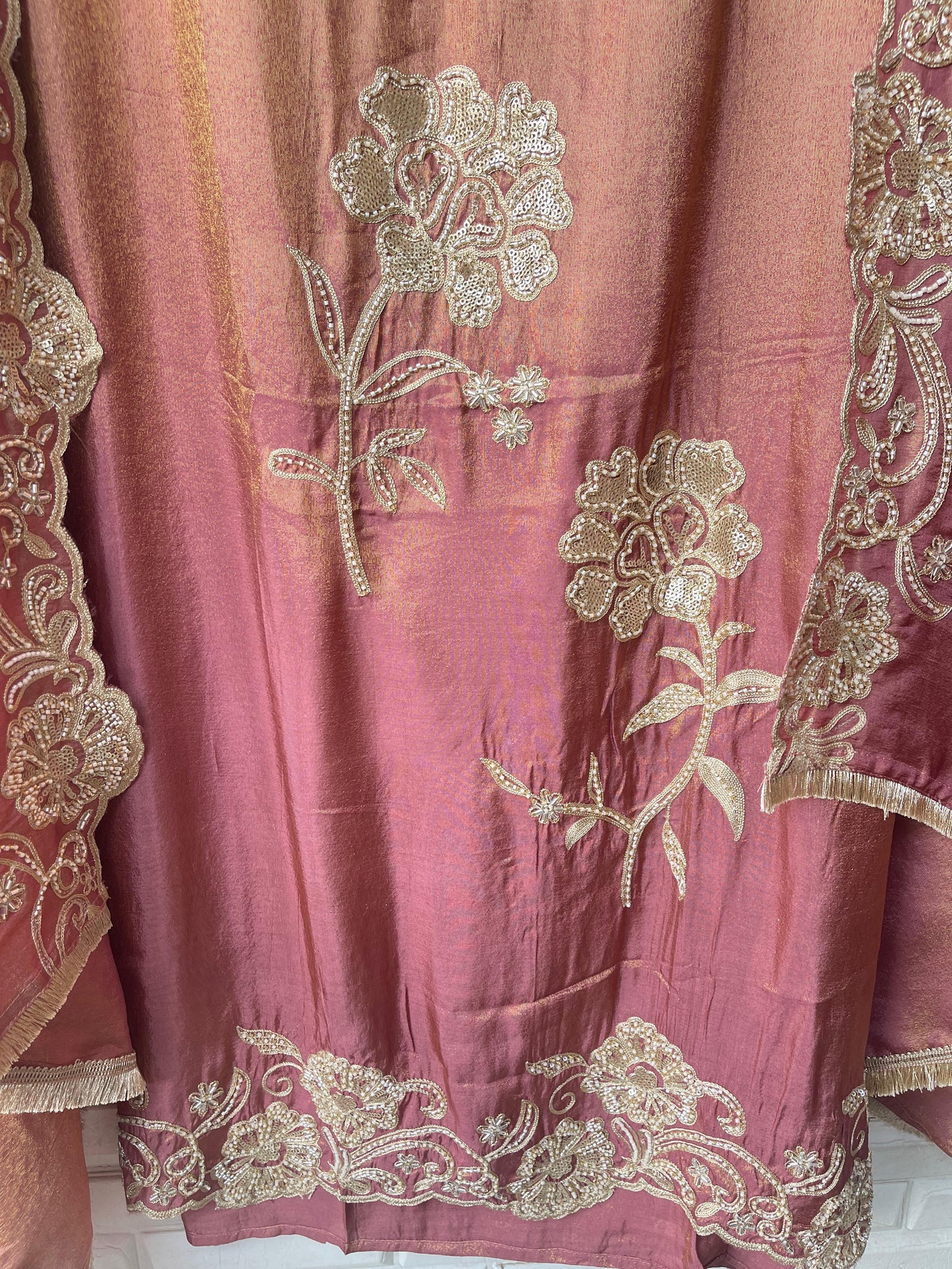 Shimmer silk unstitched ladies suit Rc17846 (b)