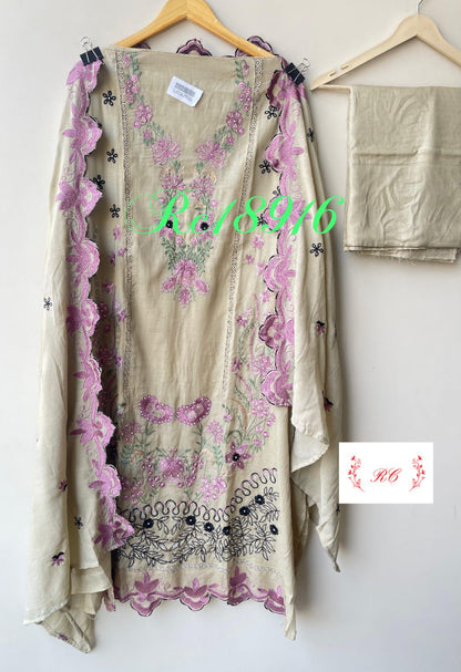 Mul chanderi unstitched ladies suit Rc18916 (b)