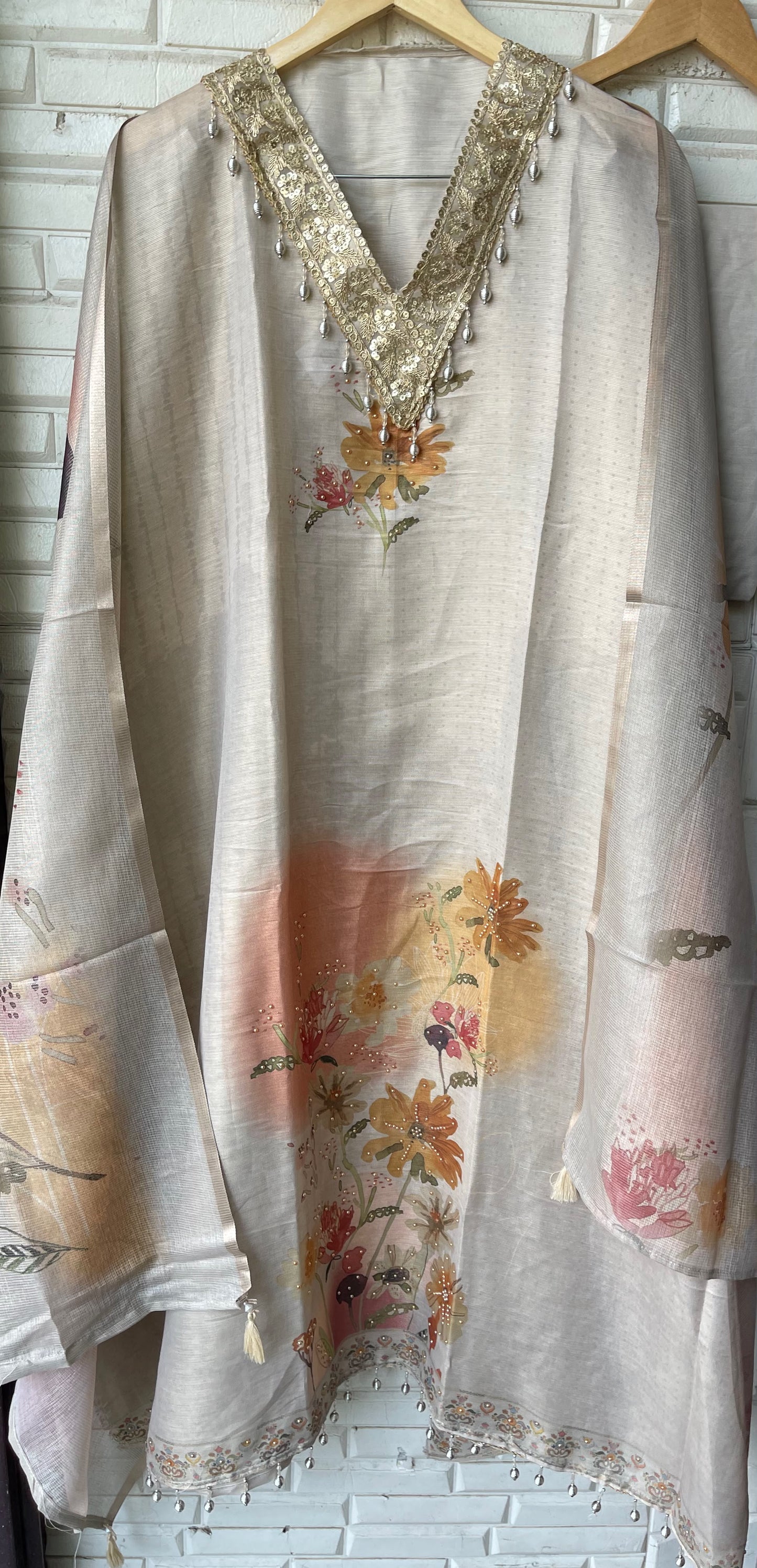 Shimmer linen printed ladies unstitched suit Rc19294