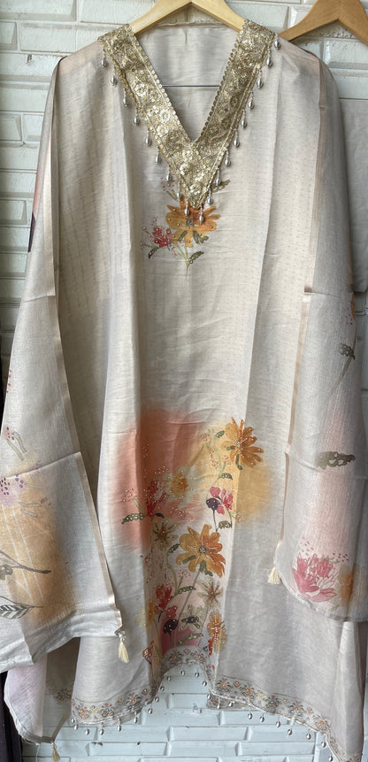 Shimmer linen printed ladies unstitched suit Rc19294