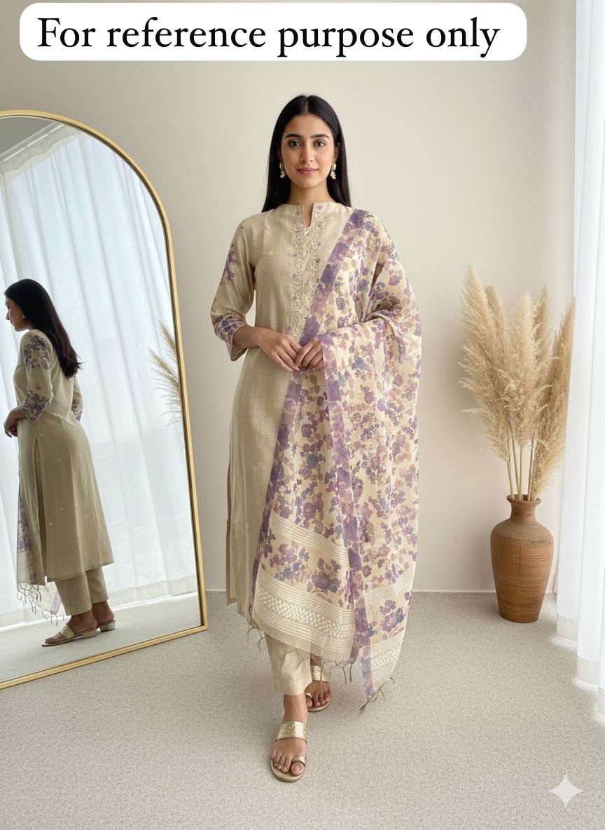 Mul Chanderi Unstitched Ladies Suit RC-18450 (c) – view 2