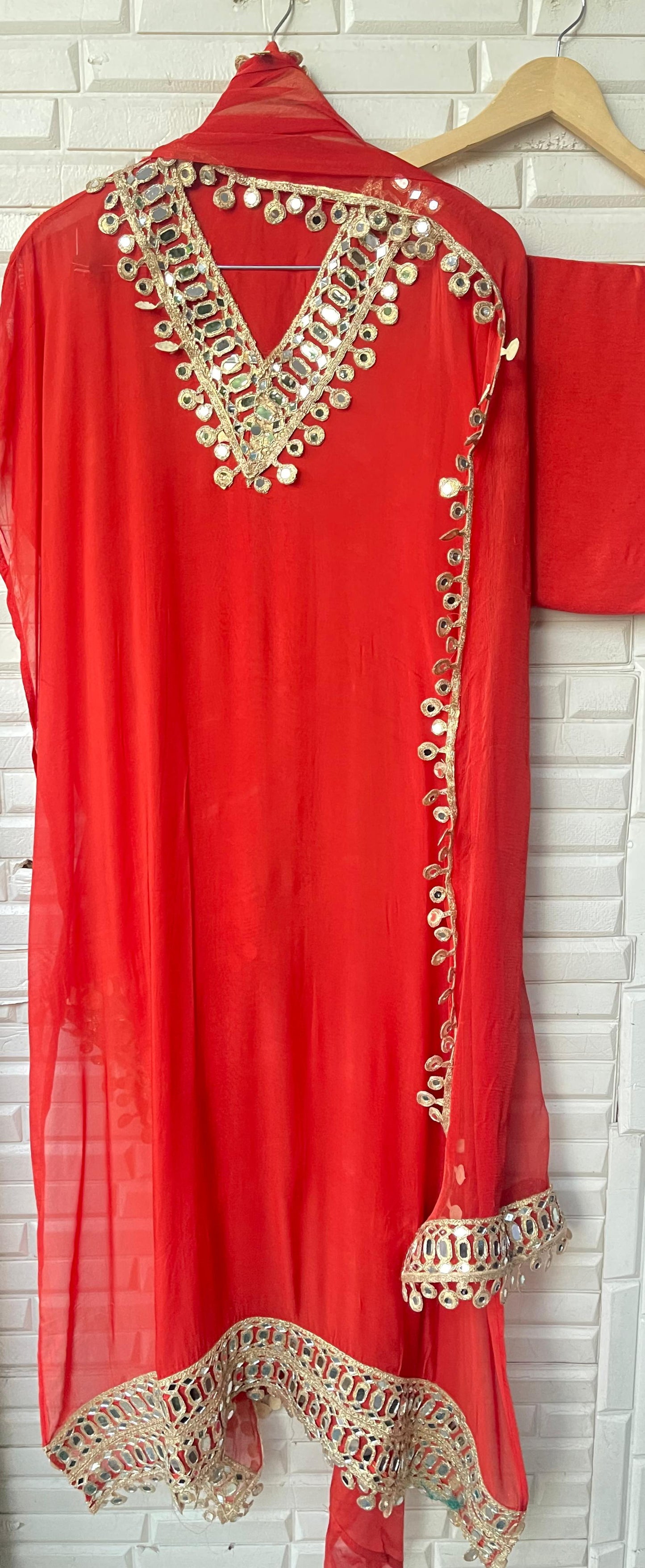 Organza unstitched ladies suit Rc17758 (b)