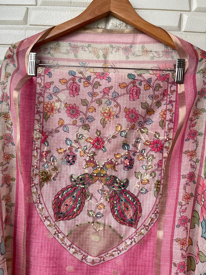 Banarasi kota doriya unstitched ladies suit Rc17456 (b)