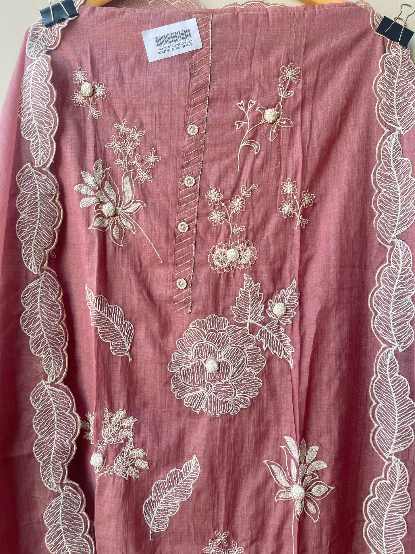 Mul chanderi unstitched ladies suit Rc18974