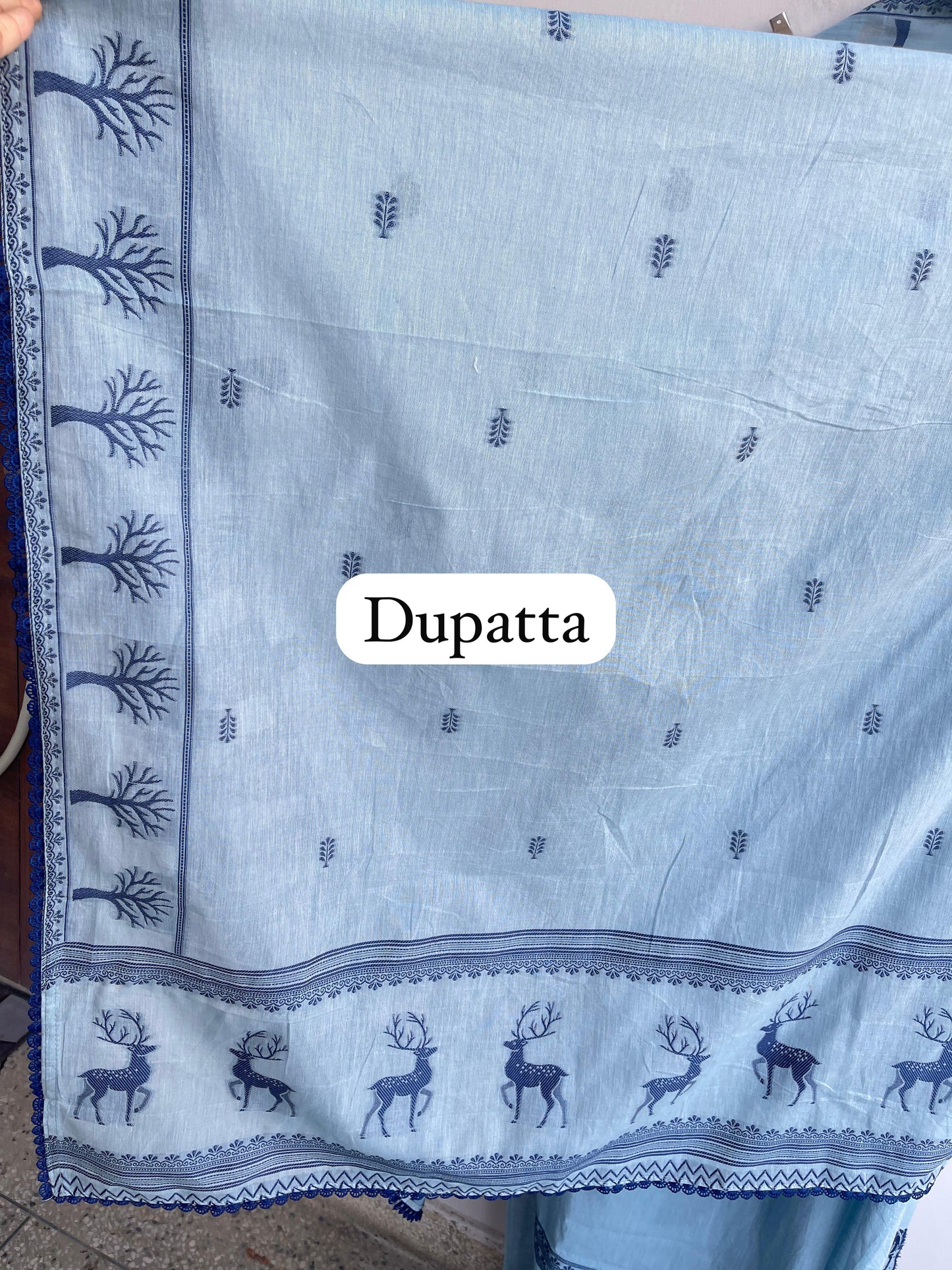 Linen fabric unstitched ladies suit Rc18419