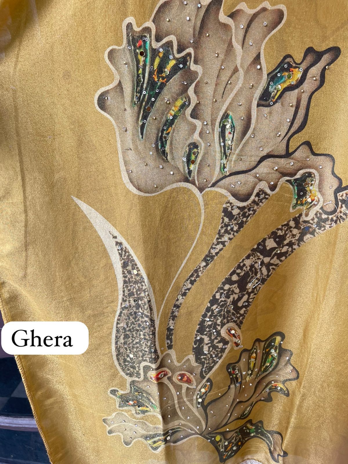 Shimmer silk unstitched ladies suit Rc17766