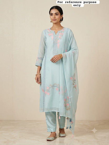 Organza Tuile unstitched ladies suit Rc19312 (b)