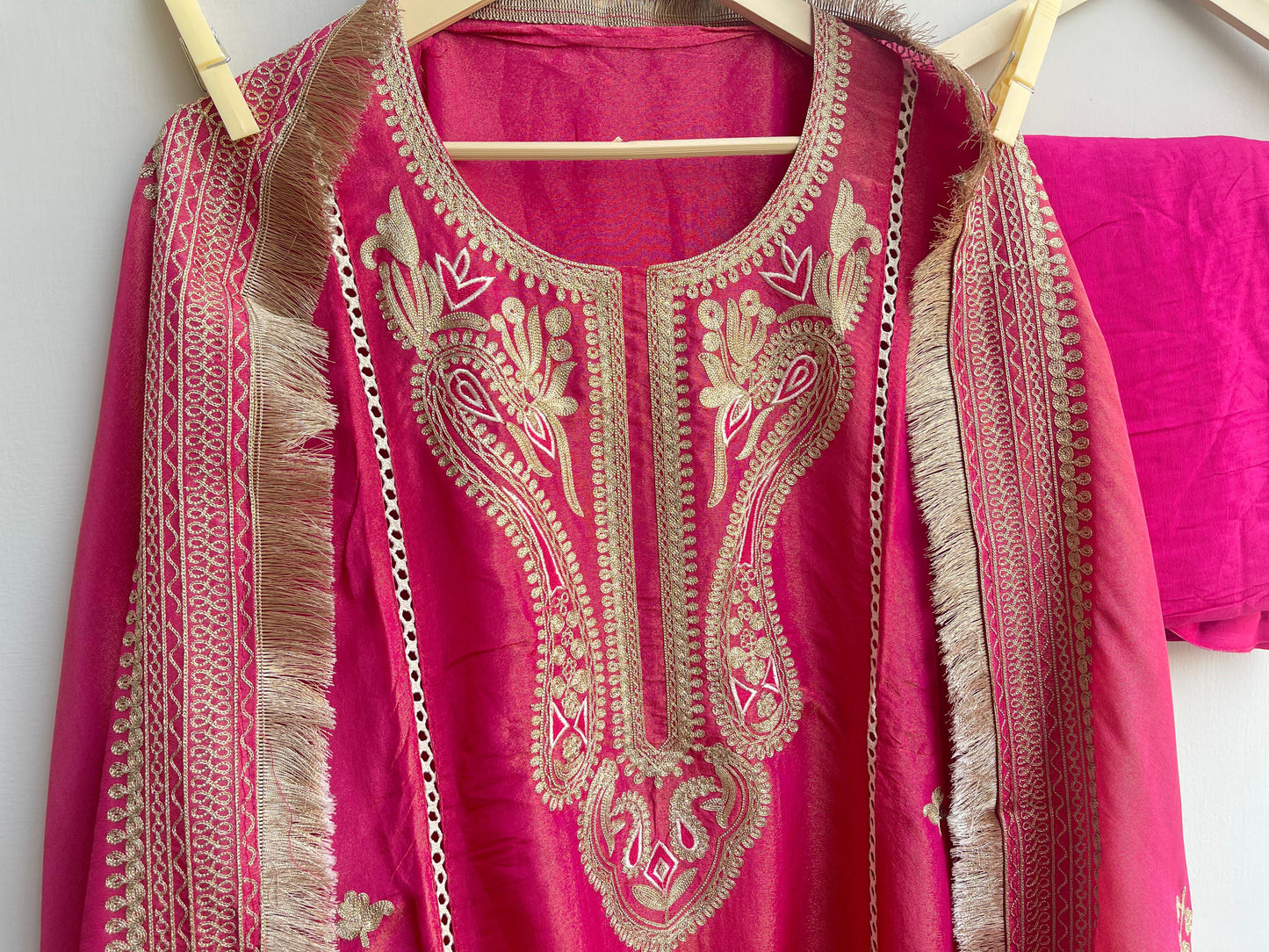 Shimmer silk unstitched ladies suit Rc17901 (b)