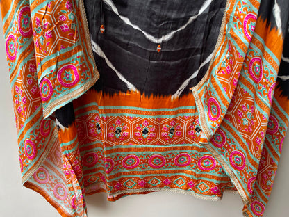 Gajji silk printed unstitched ladies suit Rc19226 (a)