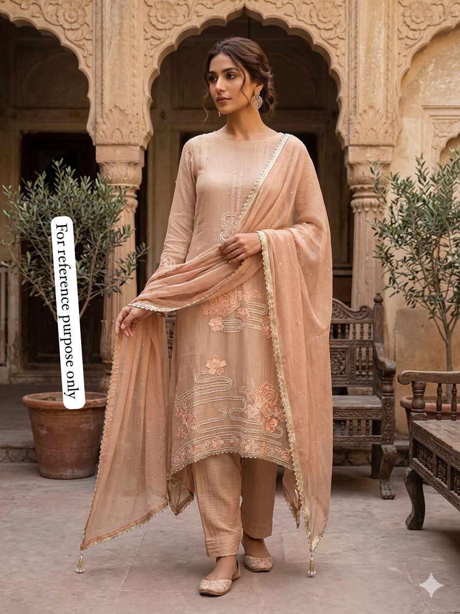 Crushed Shimmer Tissue Ladies Unstitched Suit RC-18735 (d) – view 2