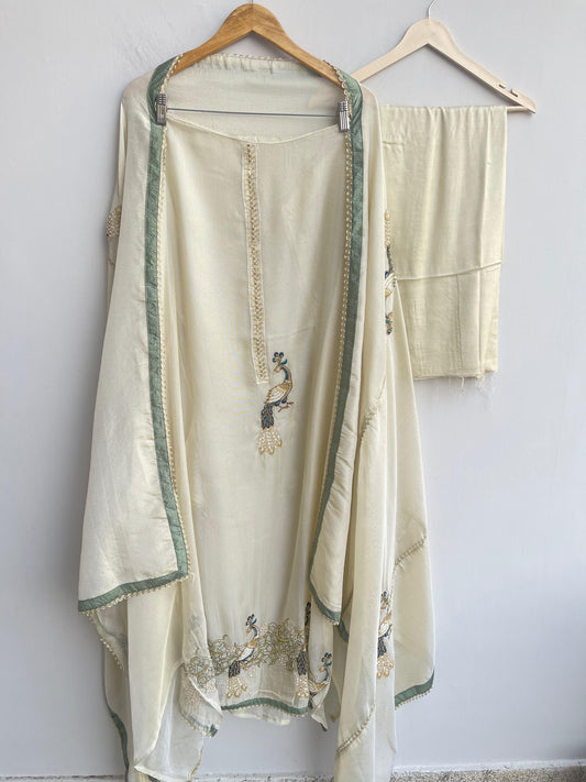 Shimmer silk unstitched ladies suit Rc18353 (c)