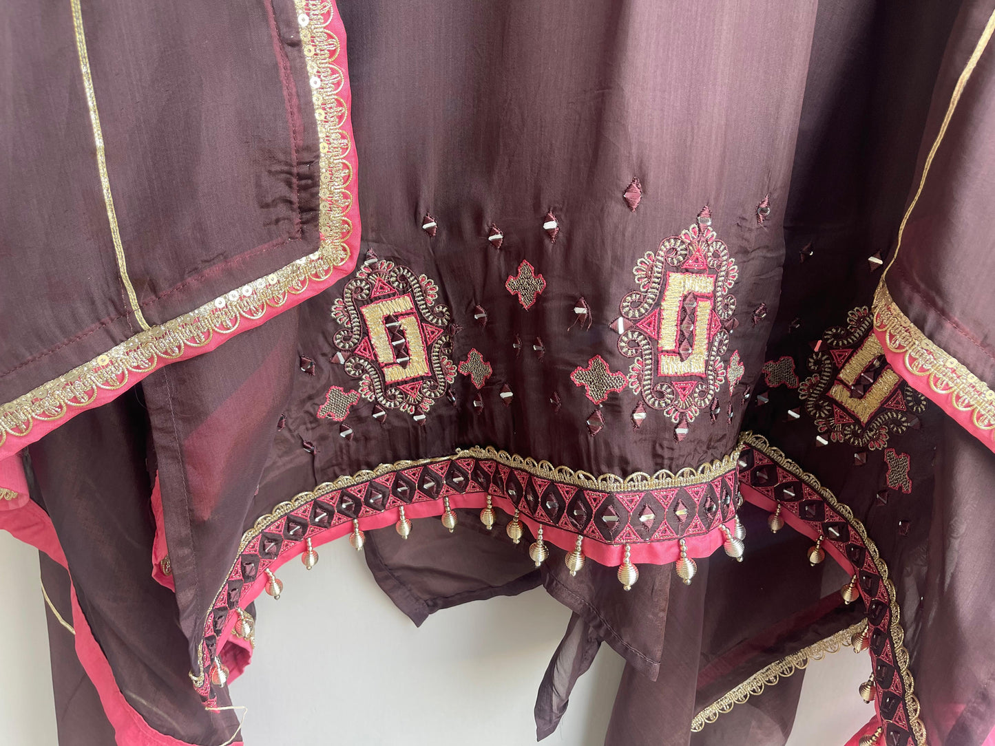 Satin silk unstitched ladies suit Rc18316