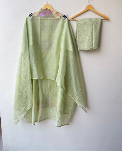 Mul chanderi unstitched ladies suit Rc18992