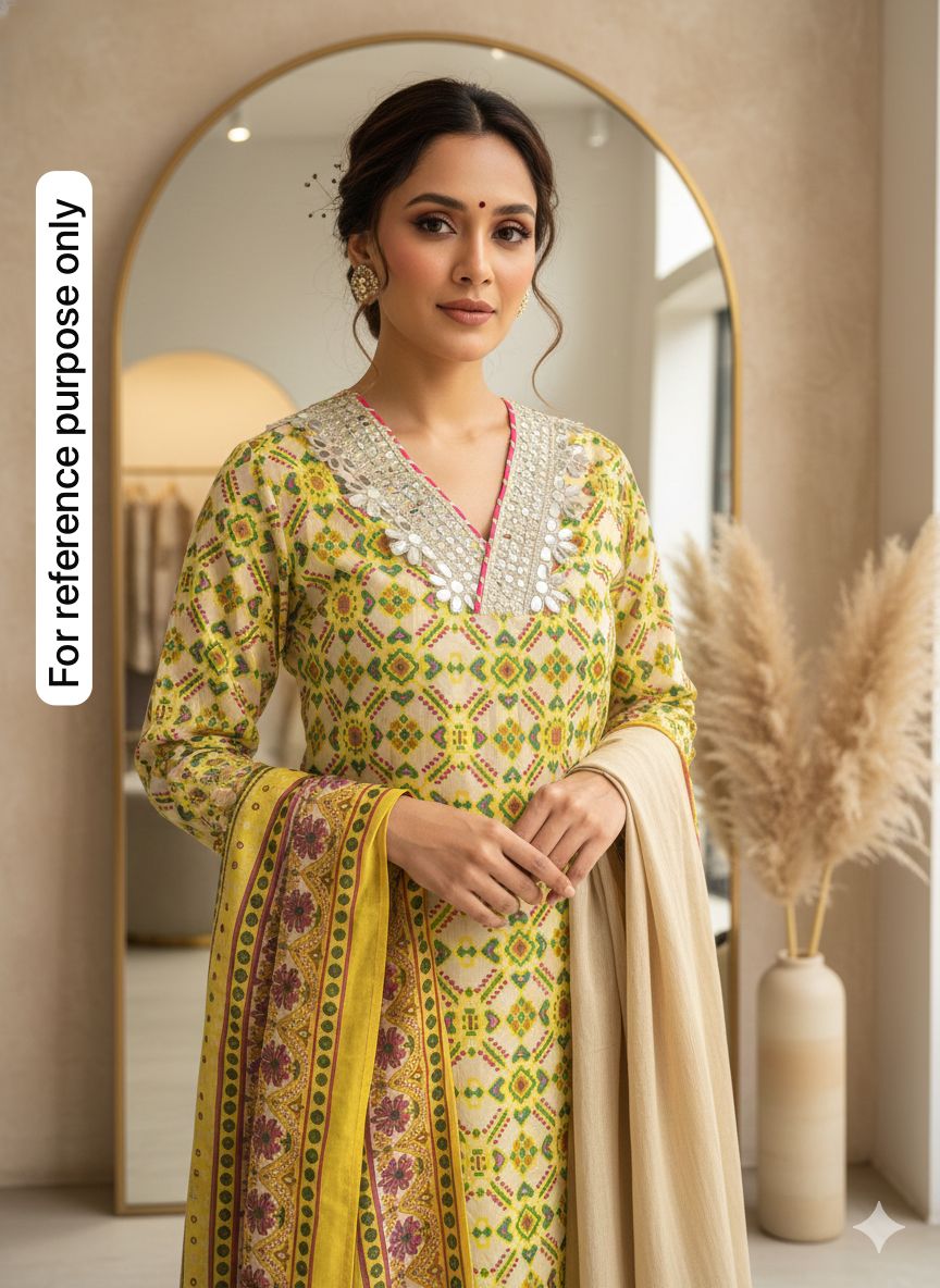 Cotton Printed Unstitched Ladies Suit RC-18282 – view 2