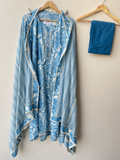 Soft Cotton Printed Unstitched Ladies Suit RC18856 – view 3