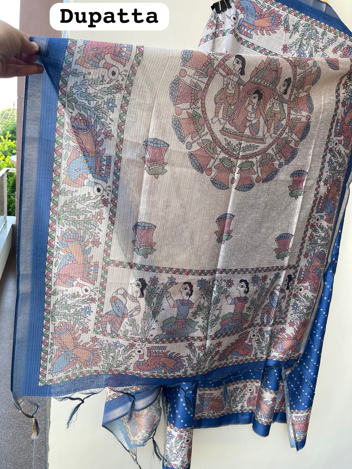 Mul chanderi maheshwari printed ladies unstitched suit Rc19251